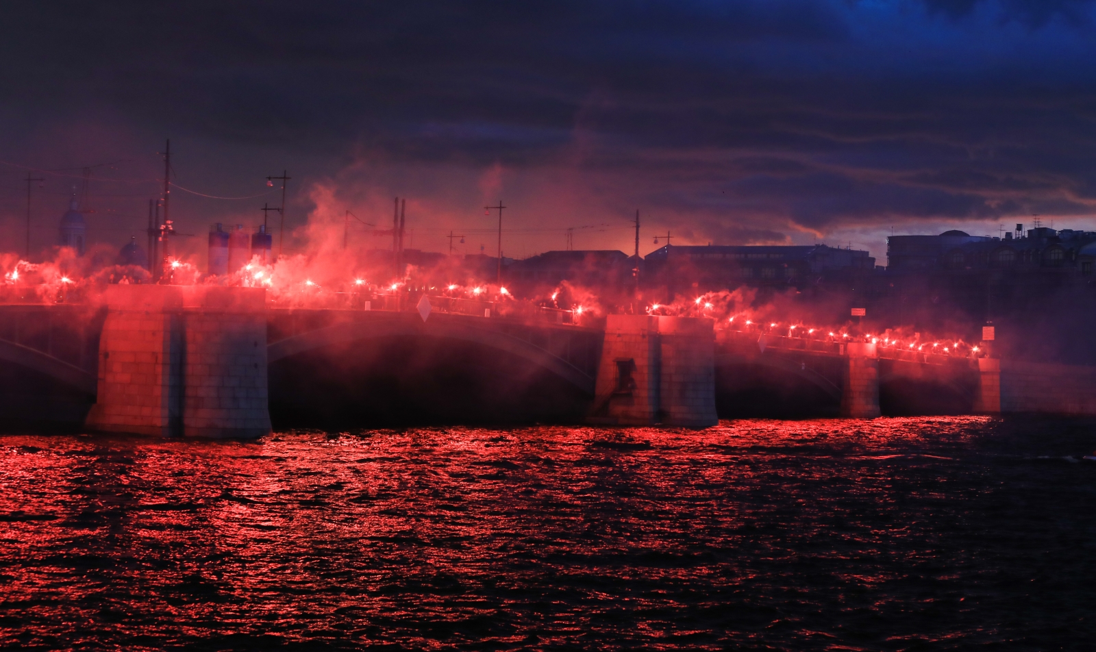 Перформанс фанатов «Зенита»