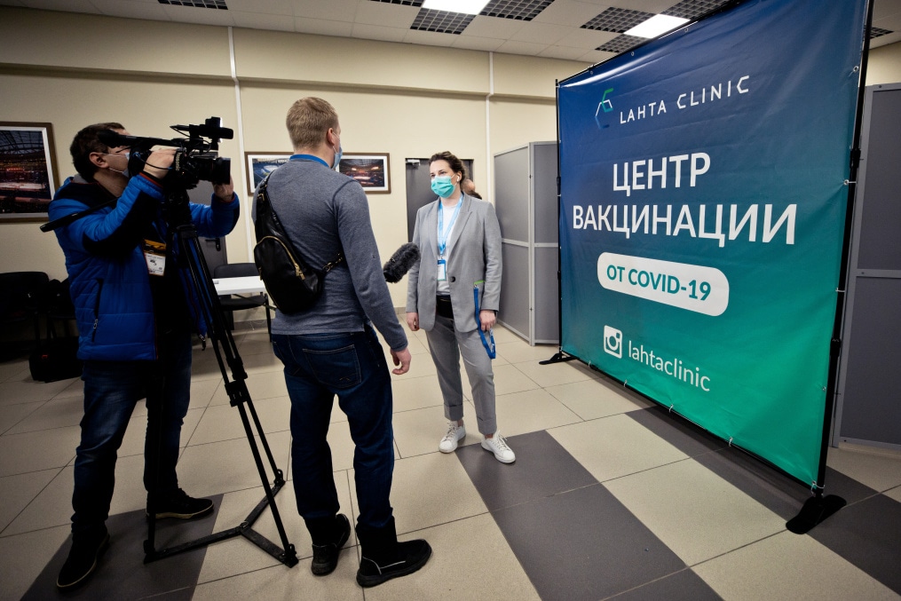 Фан-променад на матче «Зенит» — «Ахмат»