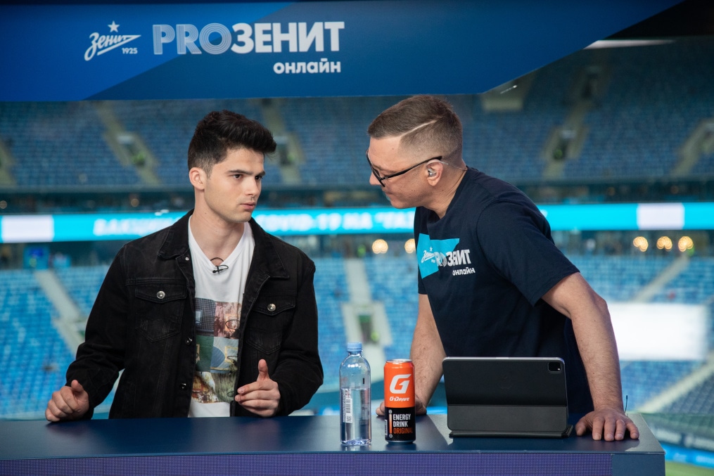 Эфир «PROЗенит онлайн» на матче «Зенит» — «Химки»