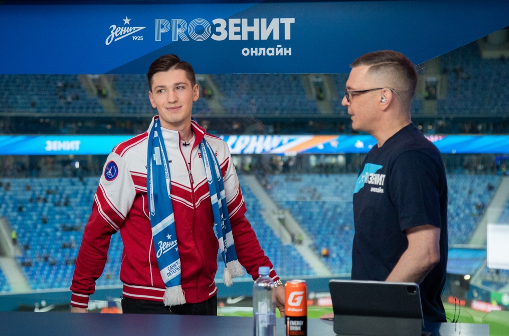 Эфир «PROЗенит онлайн» на матче «Зенит» — «Химки»