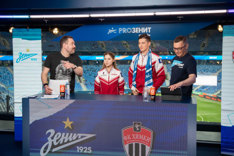 Эфир «PROЗенит онлайн» на матче «Зенит» — «Химки»