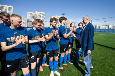 Поздравление команды «Зенит» U-17 с победой в ЮФЛ-2