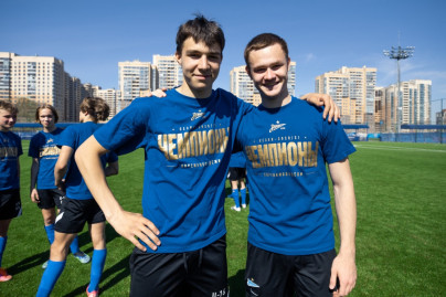 Поздравление команды «Зенит» U-17 с победой в ЮФЛ-2