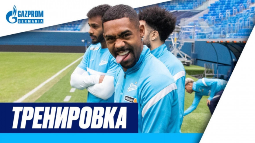 Тренировка основного состава перед матчем «Зенит» — «Урал» Тренировка основного состава перед матчем «Зенит» — «Урал»
