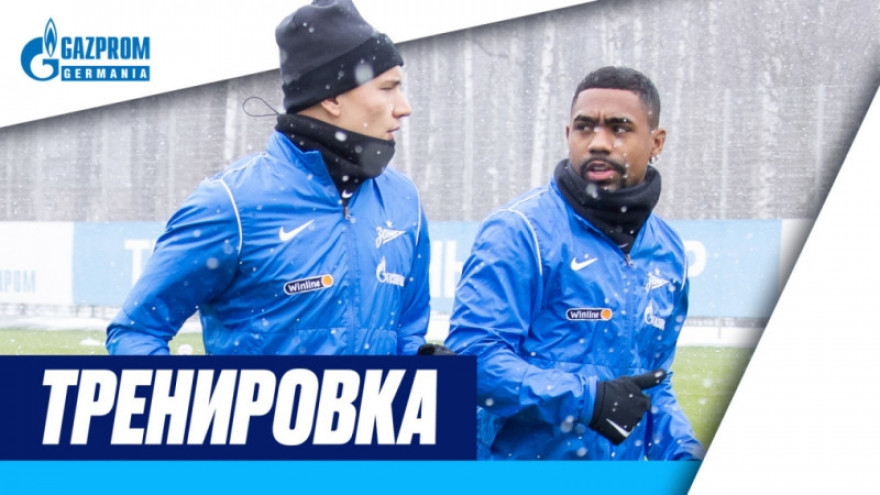 Тренировка основного состава перед матчем «Зенит» — «Локомотив» Тренировка основного состава перед матчем «Зенит» — «Локомотив»