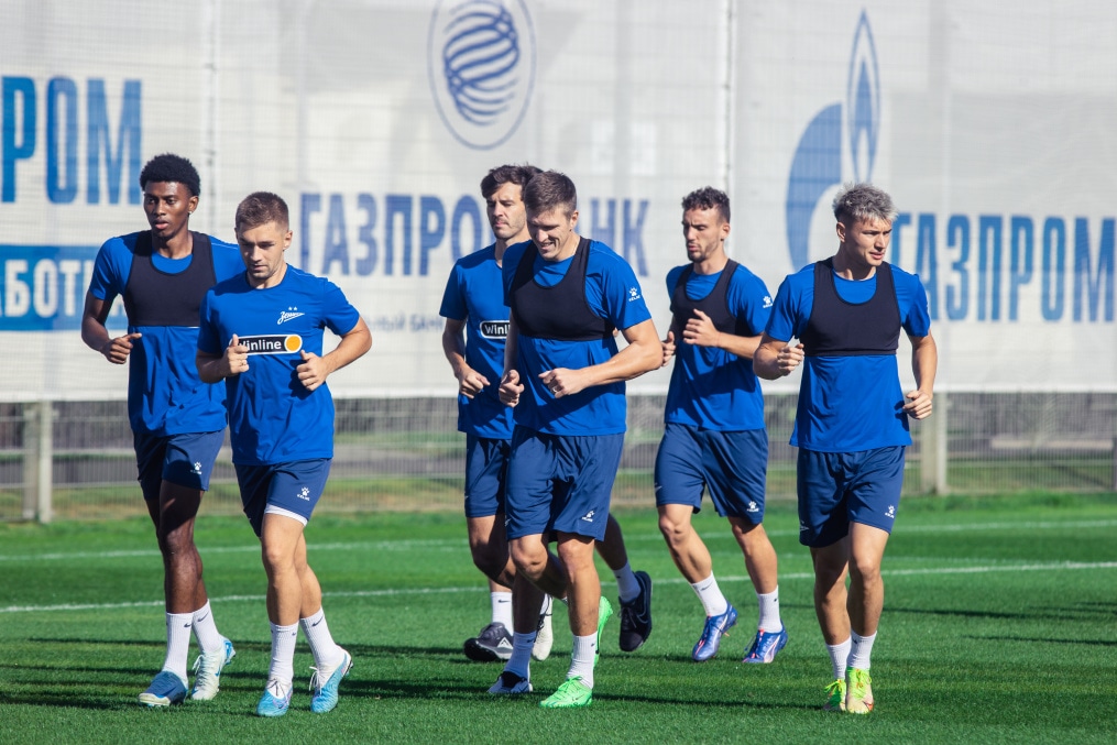 Открытая тренировка «Зенит» перед матчем с «Факелом»