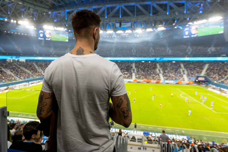 The Hatters на матче «Зенит»—«Рубин»