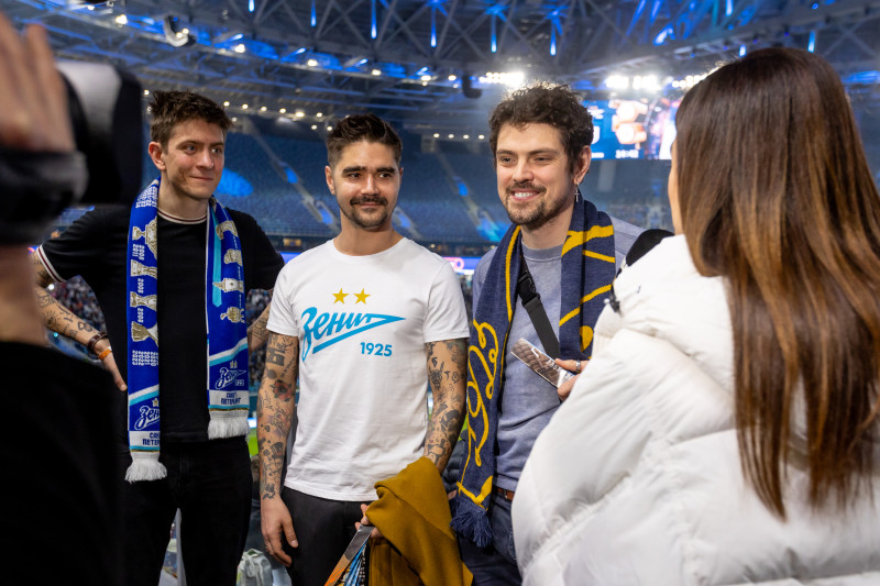 The Hatters на матче «Зенит»—«Рубин»