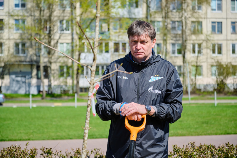 Акция «Сад памяти» в Академии ФК «Зенит»