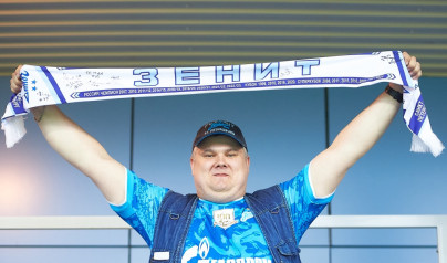 Болельщики на матче «Зенит» — «Динамо»