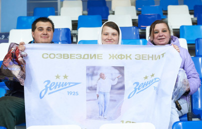 Болельщики на матче «Зенит» — «Динамо»