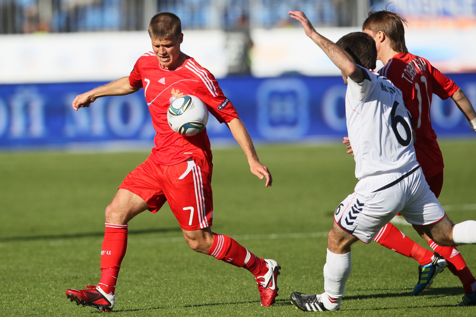 Матч квалификационного раунда чемпионата Европы 2012. Россия — Армения