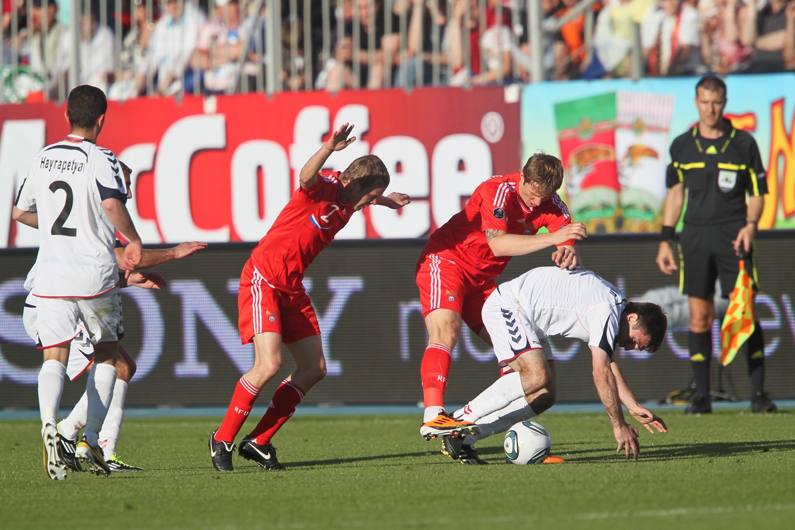 Матч квалификационного раунда чемпионата Европы 2012. Россия — Армения