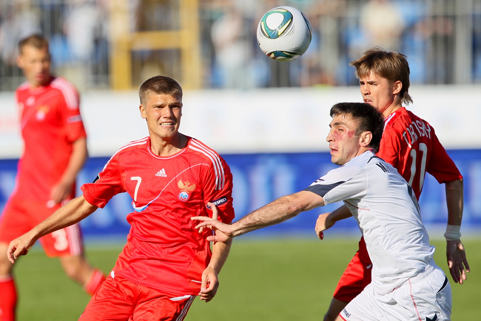 Матч квалификационного раунда чемпионата Европы 2012. Россия — Армения