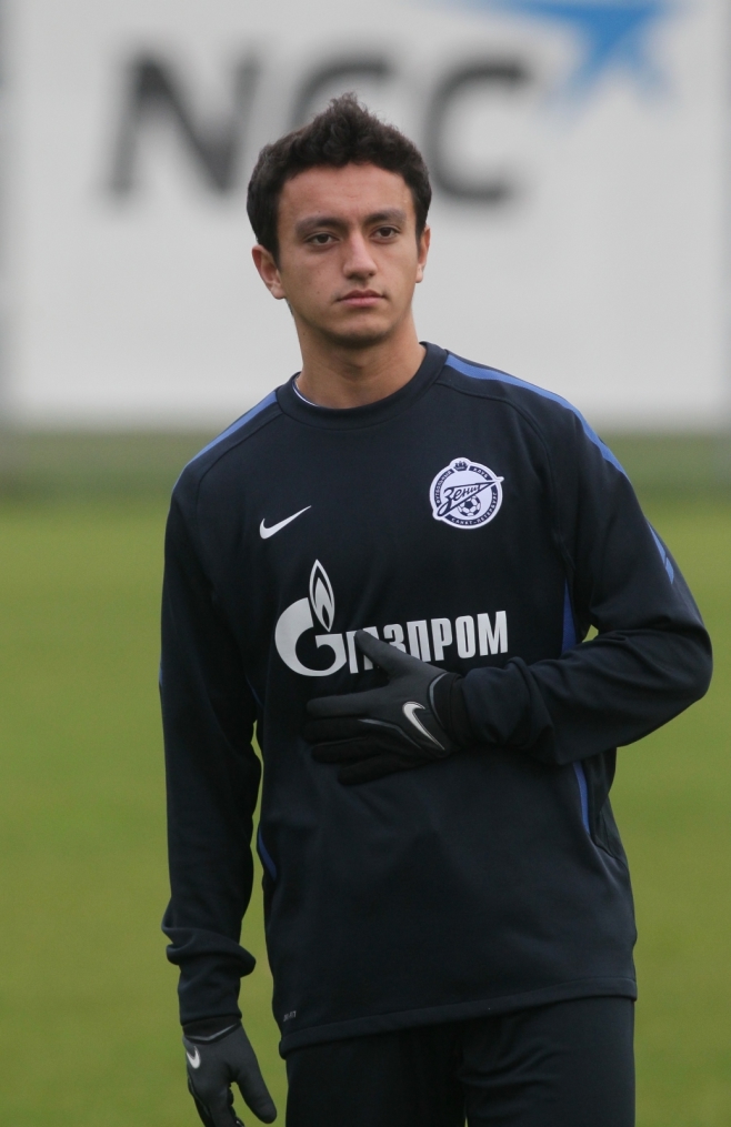 Тренировка перед матчем 30-го тура СОГАЗ-Чемпионата России 2011/2012 c ФК «Кубань»