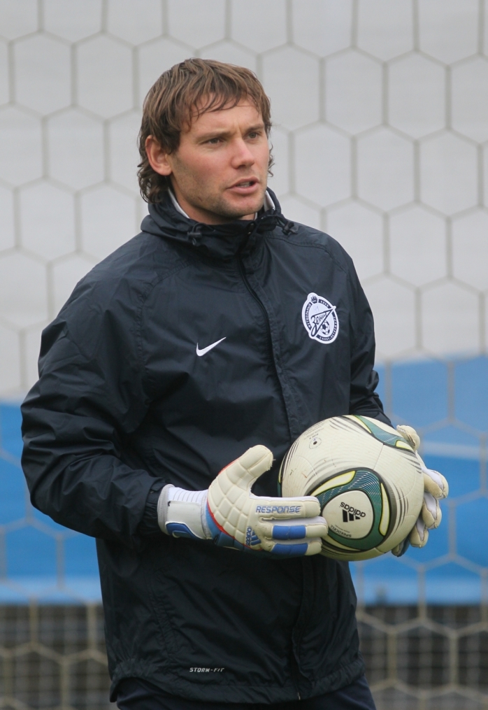 Тренировка перед матчем 30-го тура СОГАЗ-Чемпионата России 2011/2012 c ФК «Кубань»