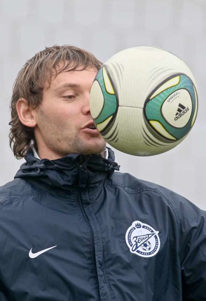Тренировка перед матчем 30-го тура Чемпионата России 2011/2012 c ФК Кубань