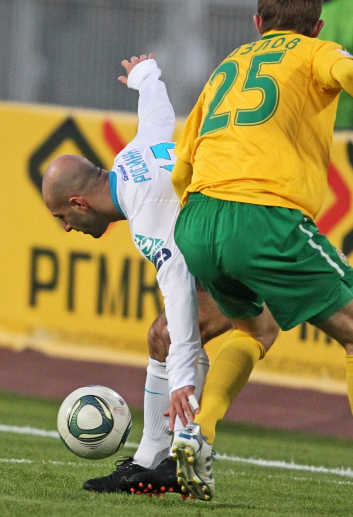 Матч 30-го тура СОГАЗ-Чемпионата России 2011/2012 «Кубань» — «Зенит»