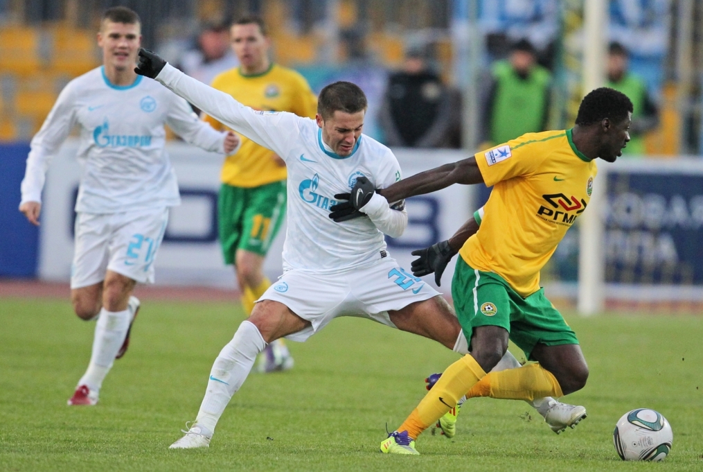 Матч 30-го тура СОГАЗ-Чемпионата России 2011/2012 «Кубань» — «Зенит»