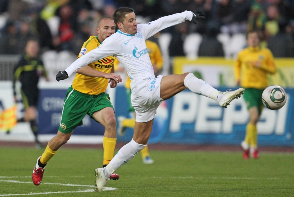 Матч 30-го тура СОГАЗ-Чемпионата России 2011/2012 «Кубань» — «Зенит»