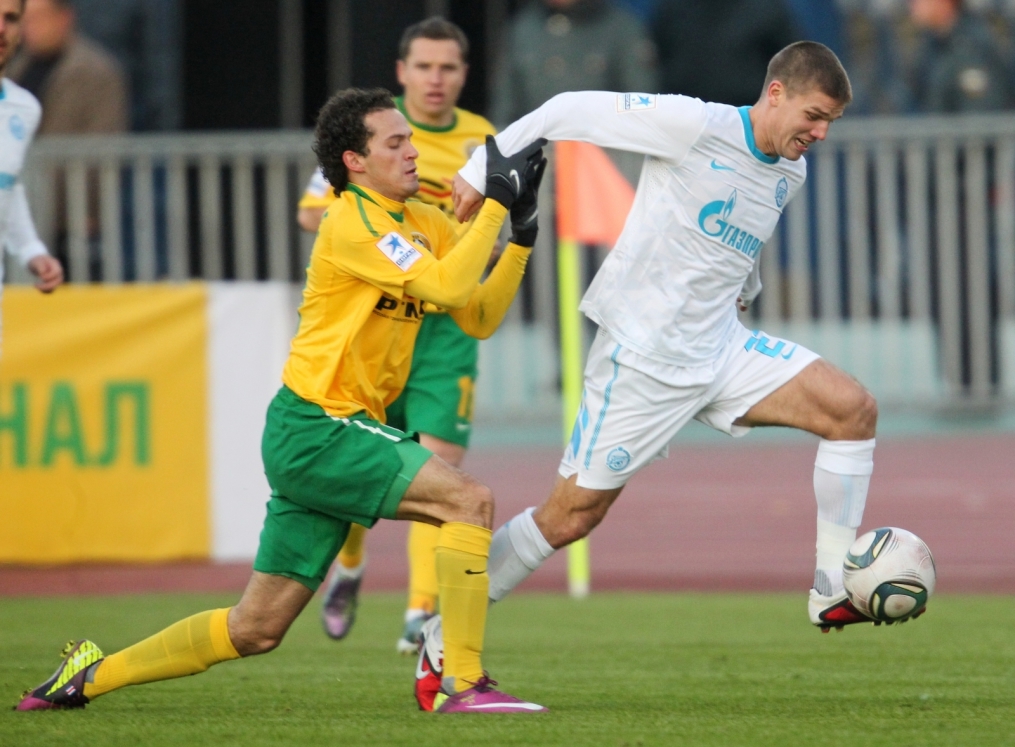 Матч 30-го тура СОГАЗ-Чемпионата России 2011/2012 «Кубань» — «Зенит»