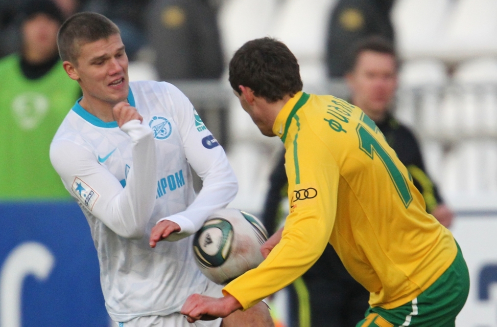 Матч 30-го тура СОГАЗ-Чемпионата России 2011/2012 «Кубань» — «Зенит»