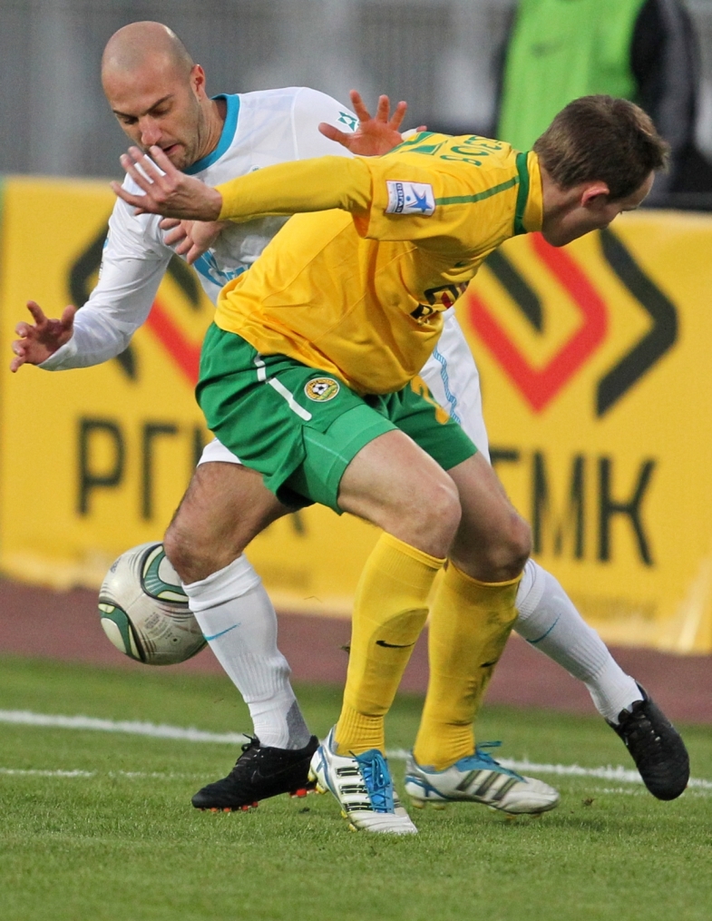 Матч 30-го тура СОГАЗ-Чемпионата России 2011/2012 «Кубань» — «Зенит»