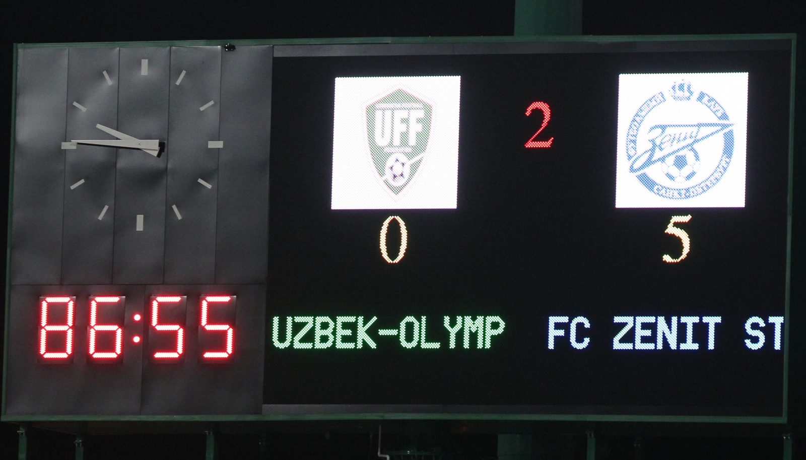 Matchworld Cup Dubai 2012 Матч Зенит — ОС Узбекистана 
