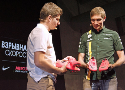 Презентация новых бутс компании Nike