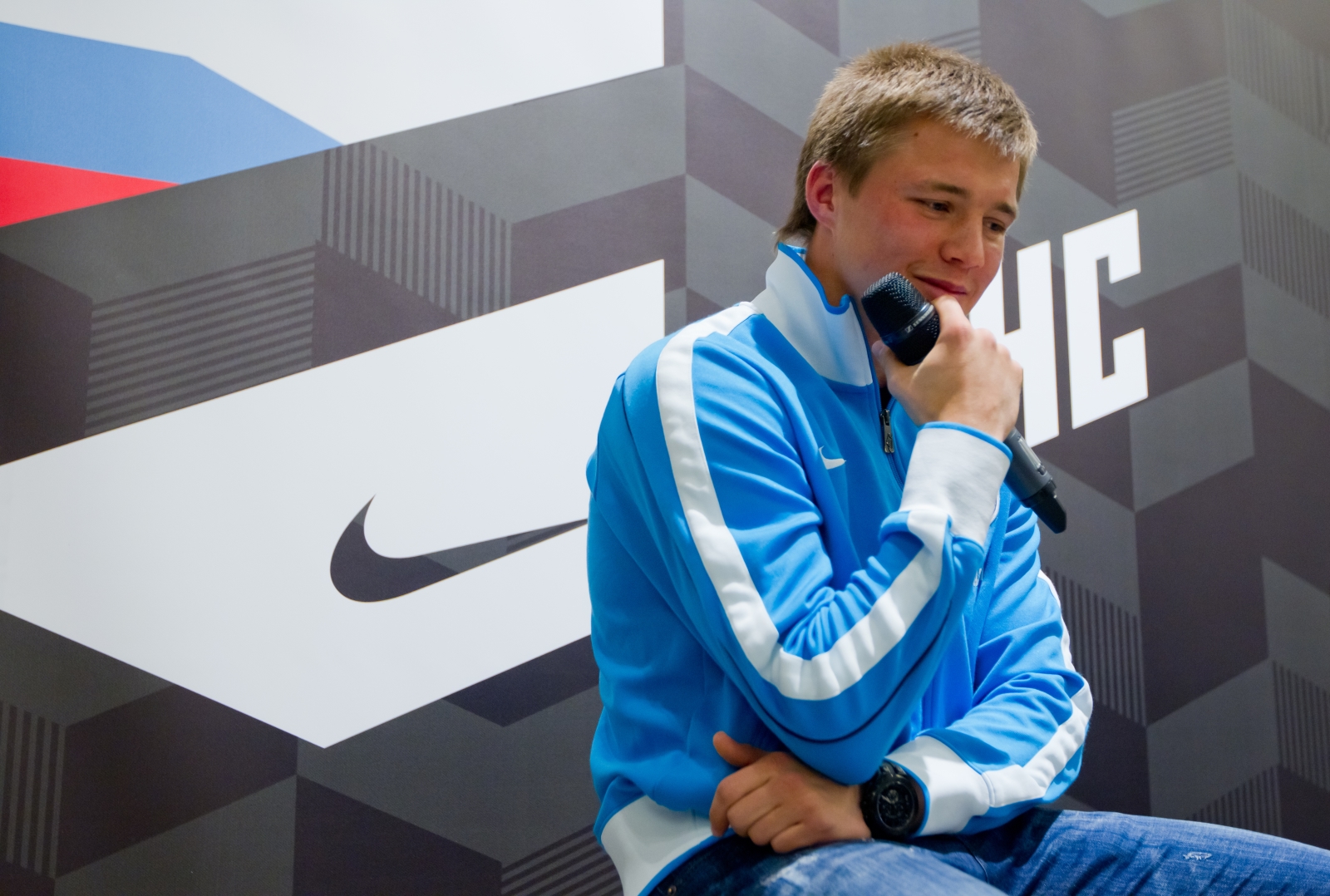 Канунников и Давыдов встретились с участниками программы Nike «Шанс»
