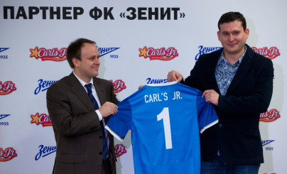 Пресс-конференция по случаю начала сотрудничества ФК «Зенит» и Carl's Jr.