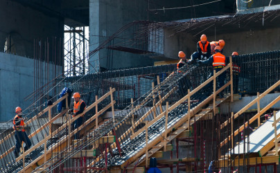 Строительство стадиона на Крестовском острове