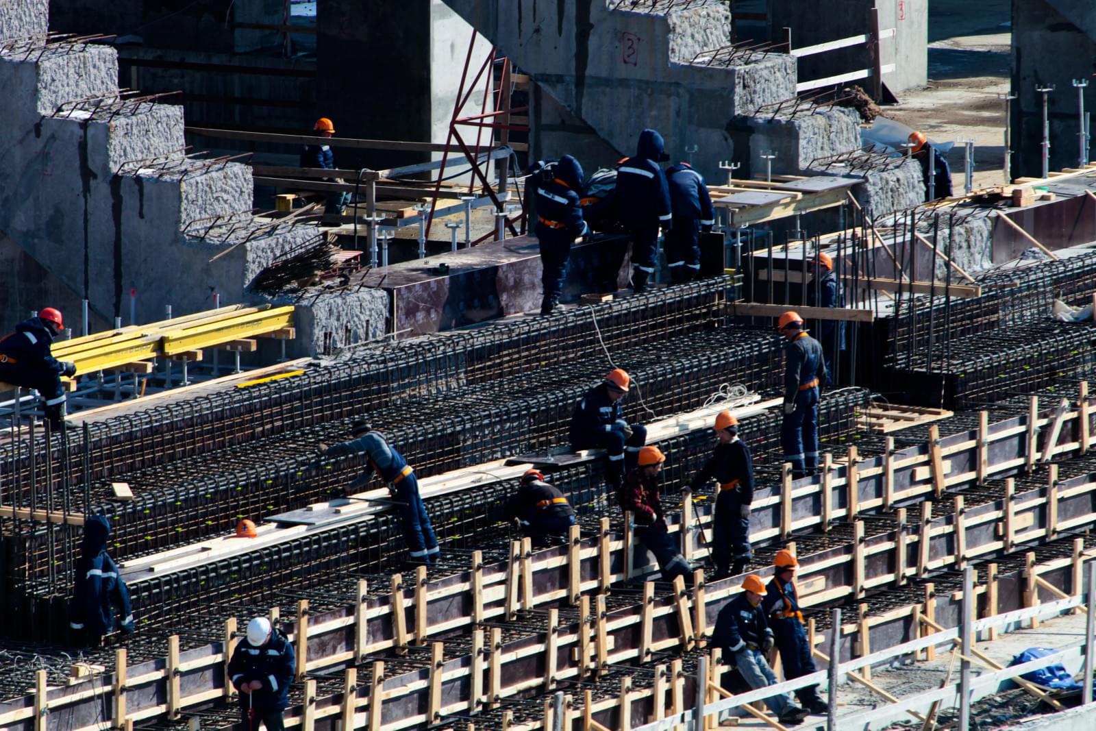 Строительство стадиона на Крестовском острове