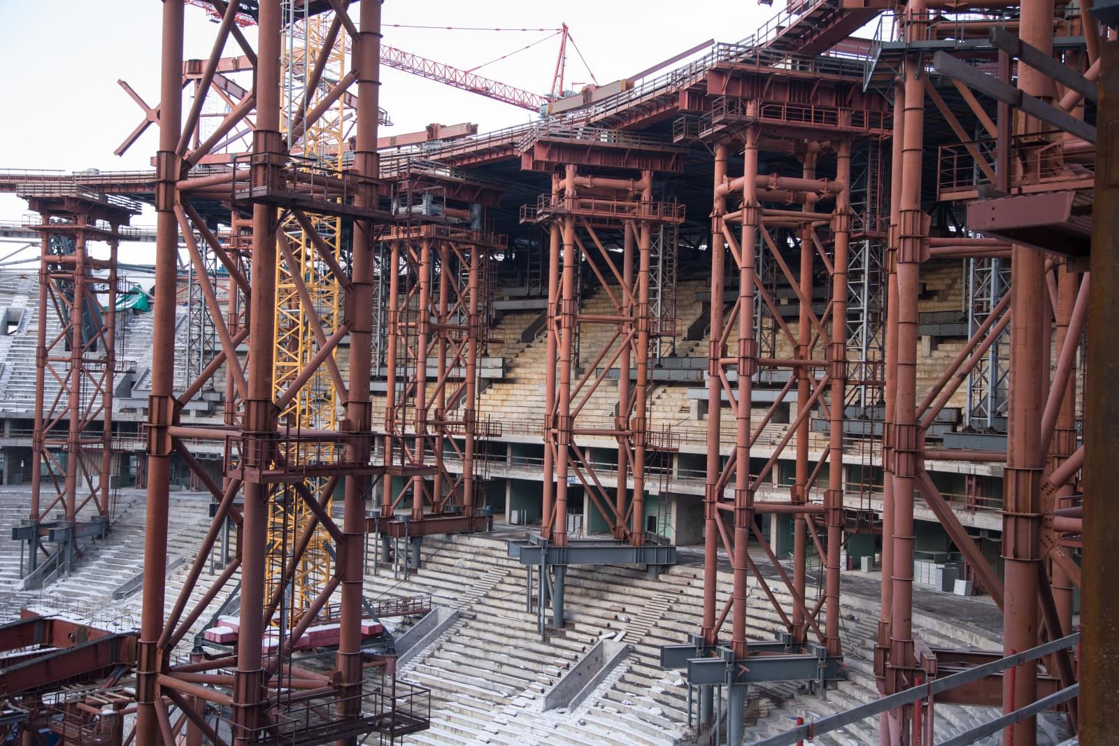 Строительство стадиона на Крестовском острове