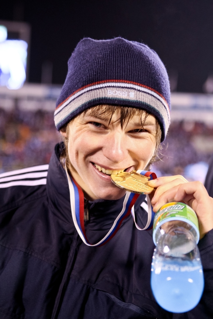 Вручение золотых медалей чемпионата России 2007