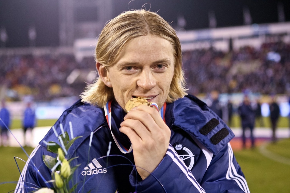 Вручение золотых медалей чемпионата России 2007