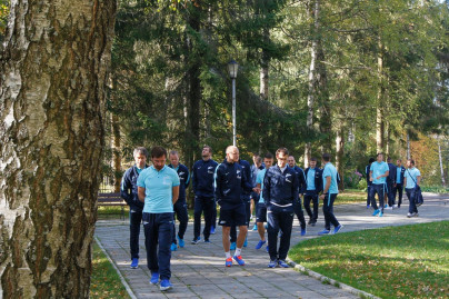 Прогулка по Волге перед матчем в Твери