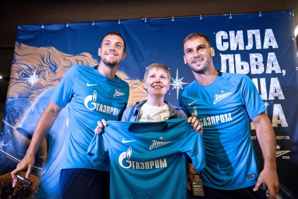Презентация новой игровой формы «Зенита» сезона-2017/18.