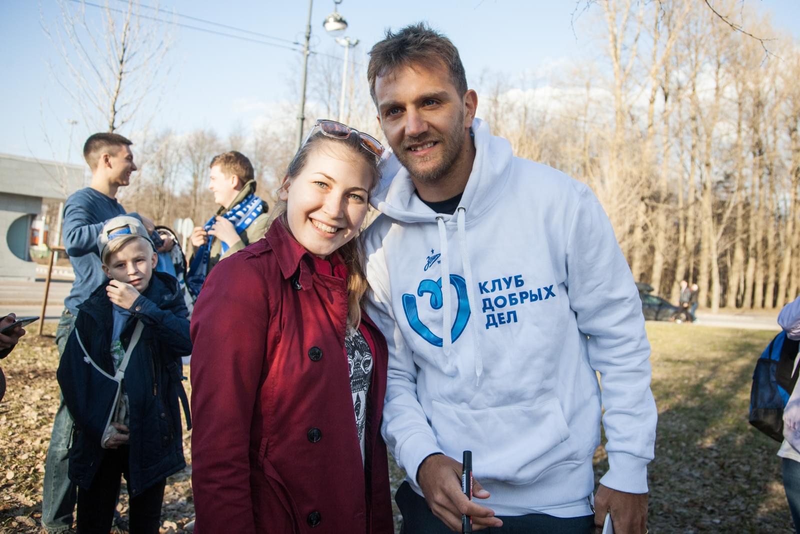 «Марафон Добра»: Доменико Кришито принимает участие в субботнике