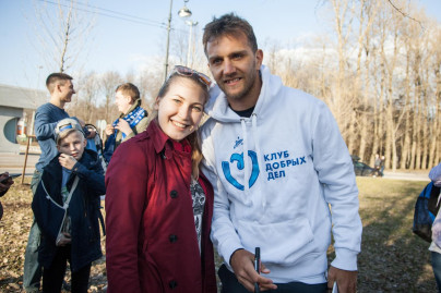 «Марафон Добра»: Доменико Кришито принимает участие в субботнике