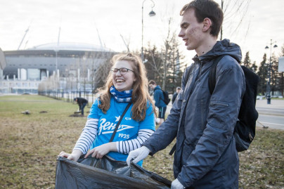 «Марафон Добра»: Доменико Кришито принимает участие в субботнике