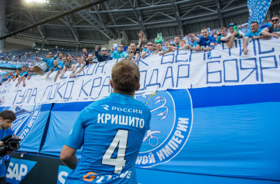 Доменико Кришито и Виктор Файзулин попращались с «Зенитом»
