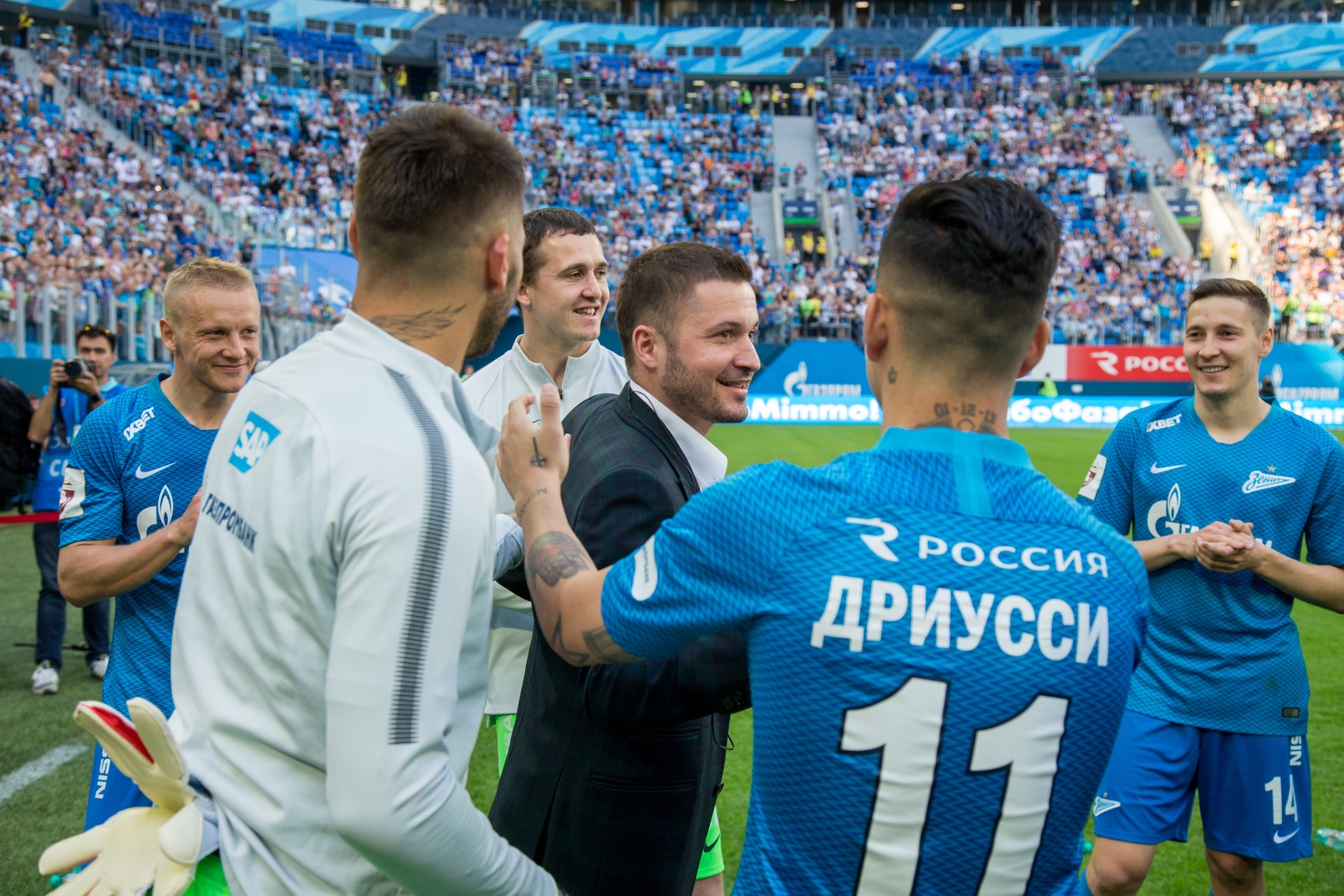 Доменико Кришито и Виктор Файзулин попращались с «Зенитом»