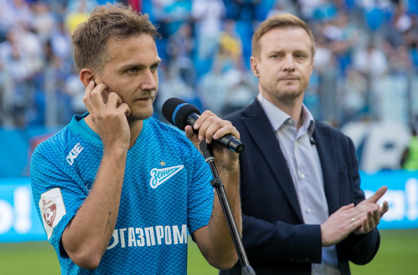 Доменико Кришито и Виктор Файзулин попращались с «Зенитом»