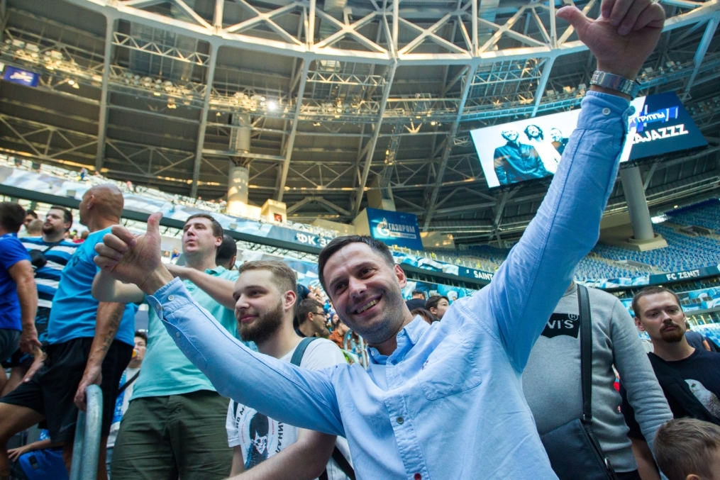 «Зенит» — «Динамо»: фан-зона «Смотри+ Арена» на стадионе «Санкт-Петербург»