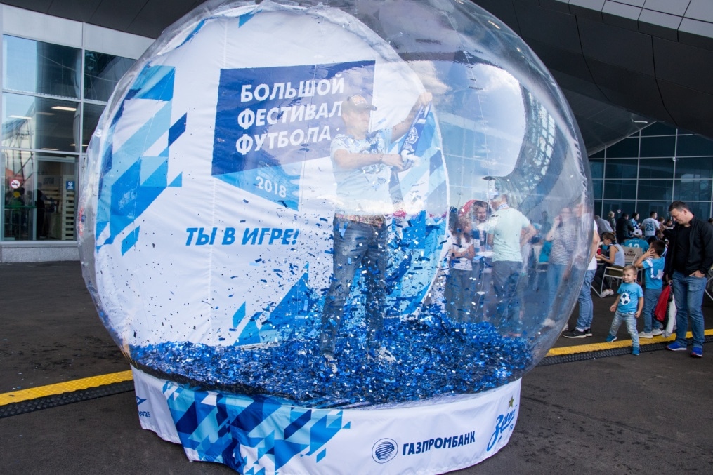 Фан-променад на матче «Зенит» — «Спартак»