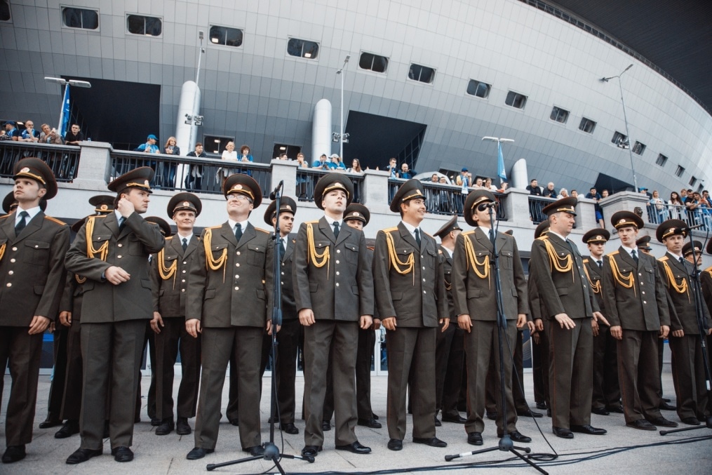 Фан-Променад на матче «Зенит» — «Спартак»