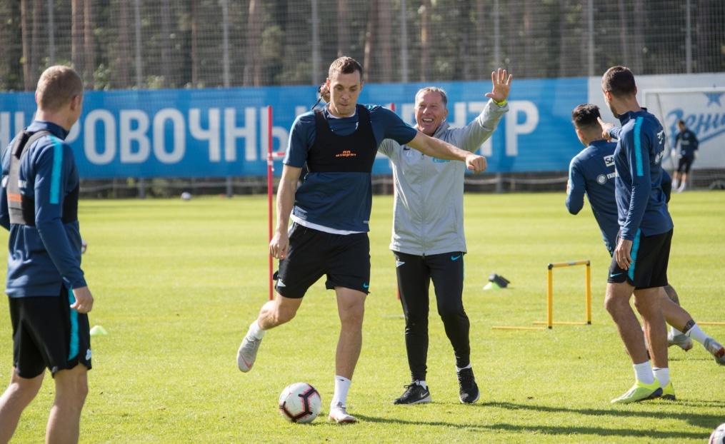 Открытая тренировка «Зенита» перед матчем с «Оренбургом»