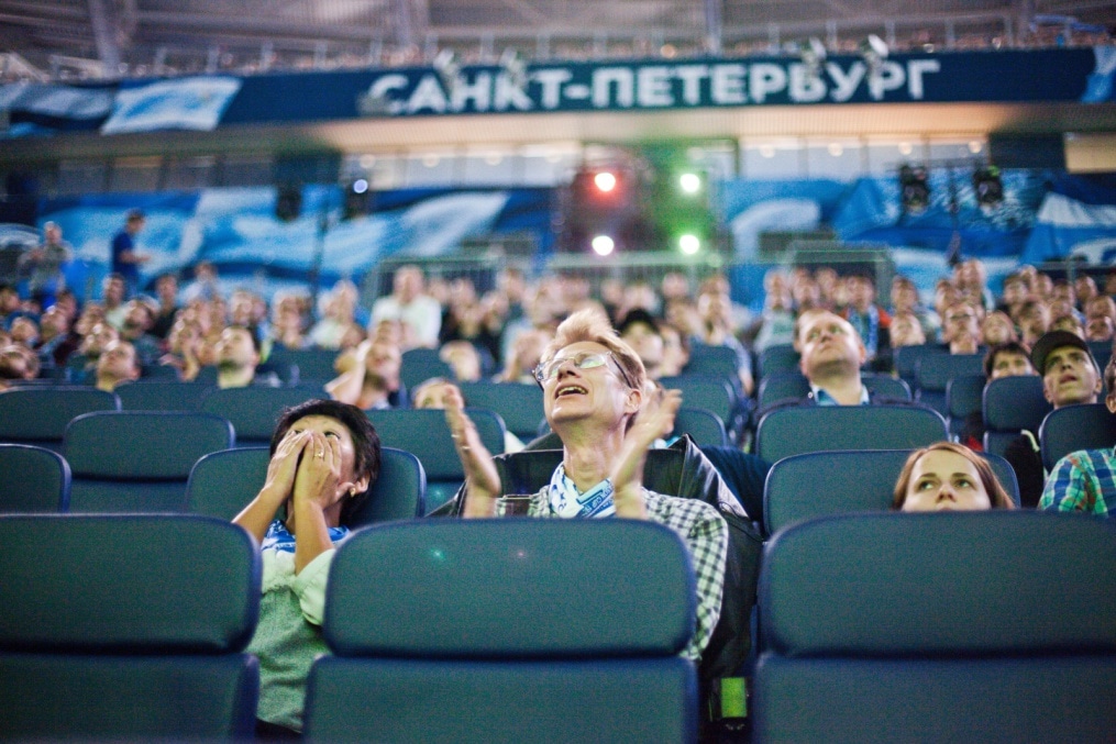 «Смотри+ Арена»: просмотр матча против «Копенгагена» на стадионе «Санкт-Петербург»
