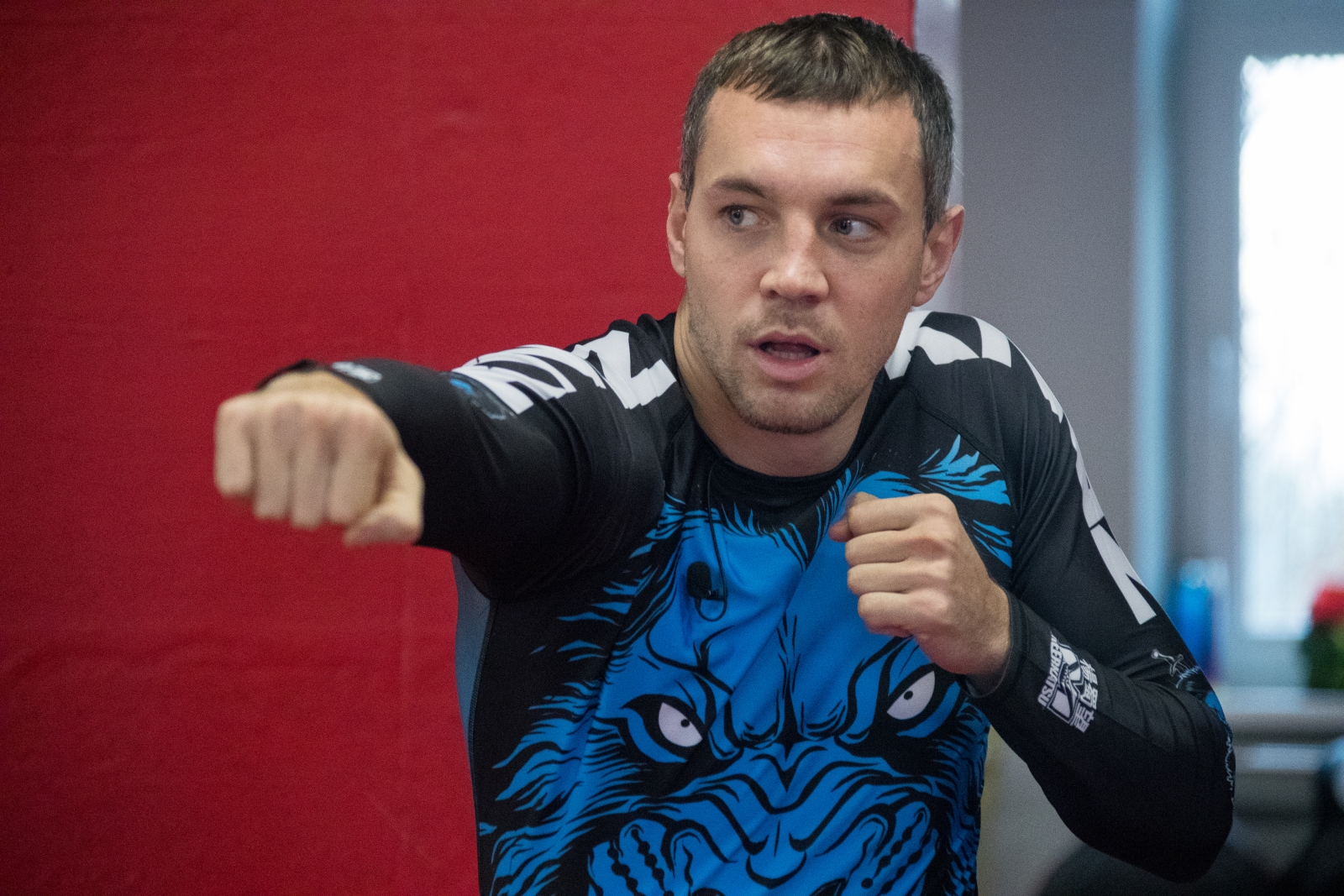 Совместная тренировка бойца UFC Александра Волкова и Артема Дзюбы